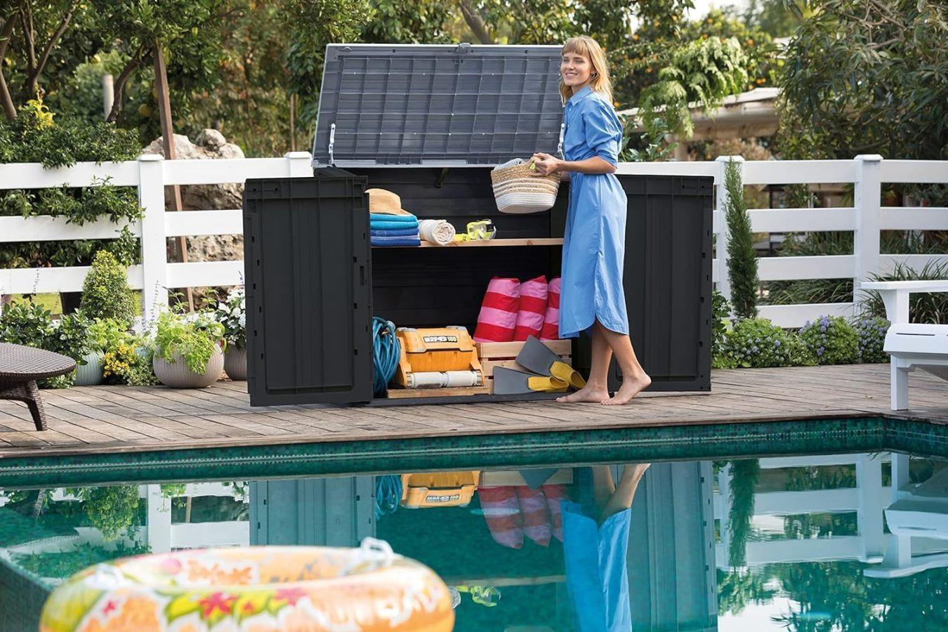 Store It Out Max 1200L Storage Box - Brown
